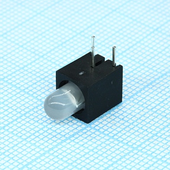 L-59BL/1EGW - Светодиод 5мм с держателем/красный/617нм/12-35мкд - зеленый/568нм/50-100мкд/ белый матовый/30°