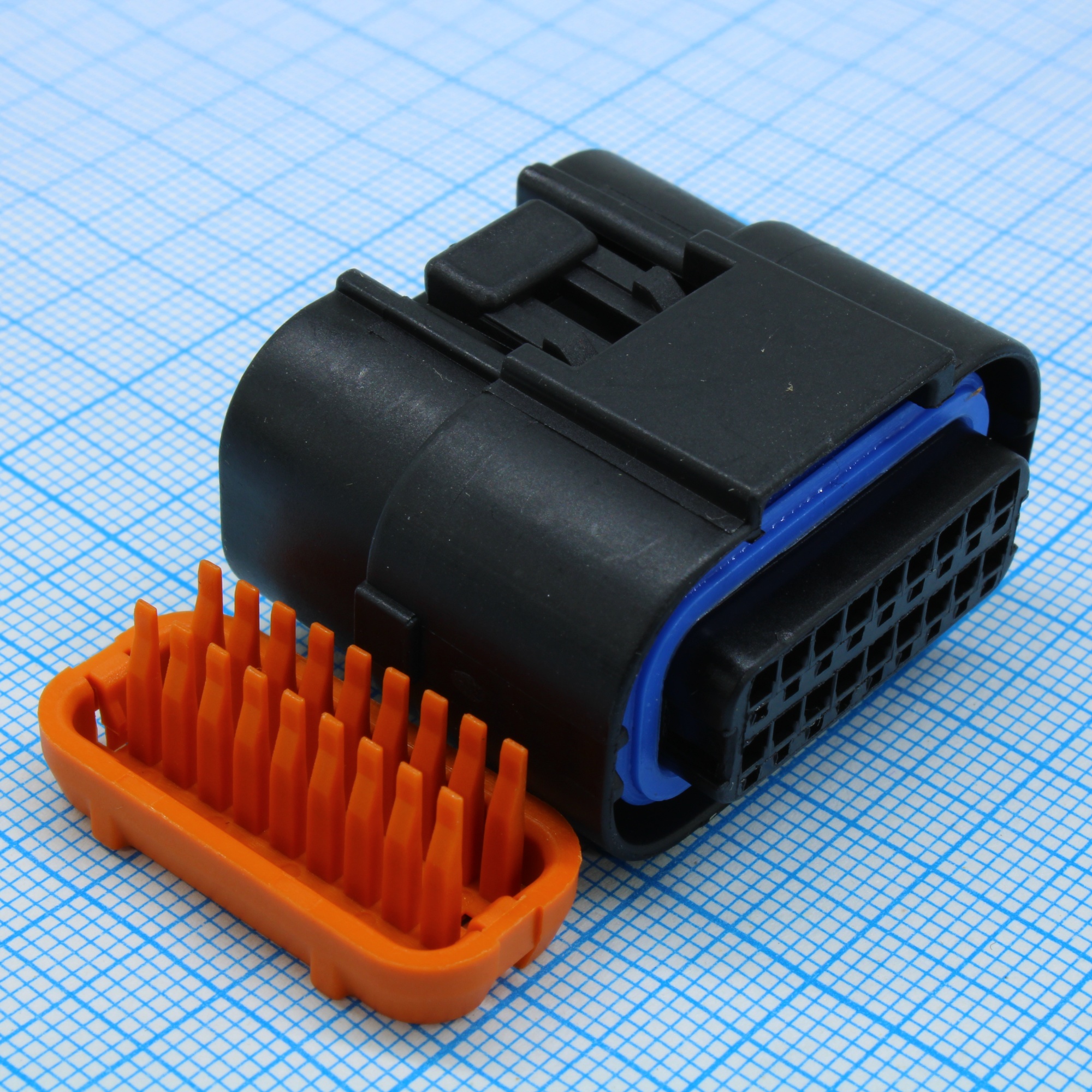 CKK7181A-1.0-21KZ - Корпус разъема на провод 18 контактов