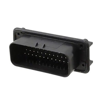 776163-1 - Разъем прямоугольный 35 контактов шаг 4мм угловой монтаж в отверстие