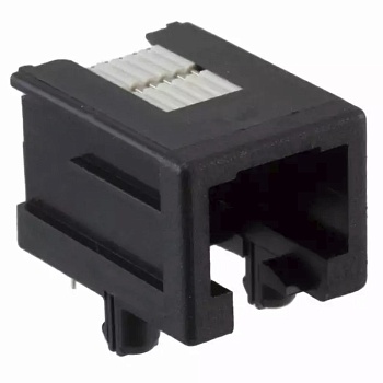 215876-1 - Модульный разъем, Cat3, RJ25, Серия MRJ21, Гнездо, 6 контакт(-ов), 6 вывод(-ов), 1 порт(-ов)
