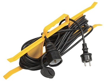 Удлинитель-шнур на рамке 1х50м с заземл. 10А IP44 УР50 2P+PE ПВС 3х1 WKF14-10-01-50-44