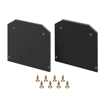 Заглушка MAG-STRETCH-45 035474 - Боковая заглушка для профиля-держателя MAG-STRETCH-45. Материал Алюкобонд, цвет черный. В комплекте 2 штуки, 8 шурупов. Цена за комплект.