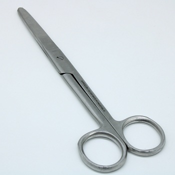 Ножницы тупоконечные прямые 165 мм - -