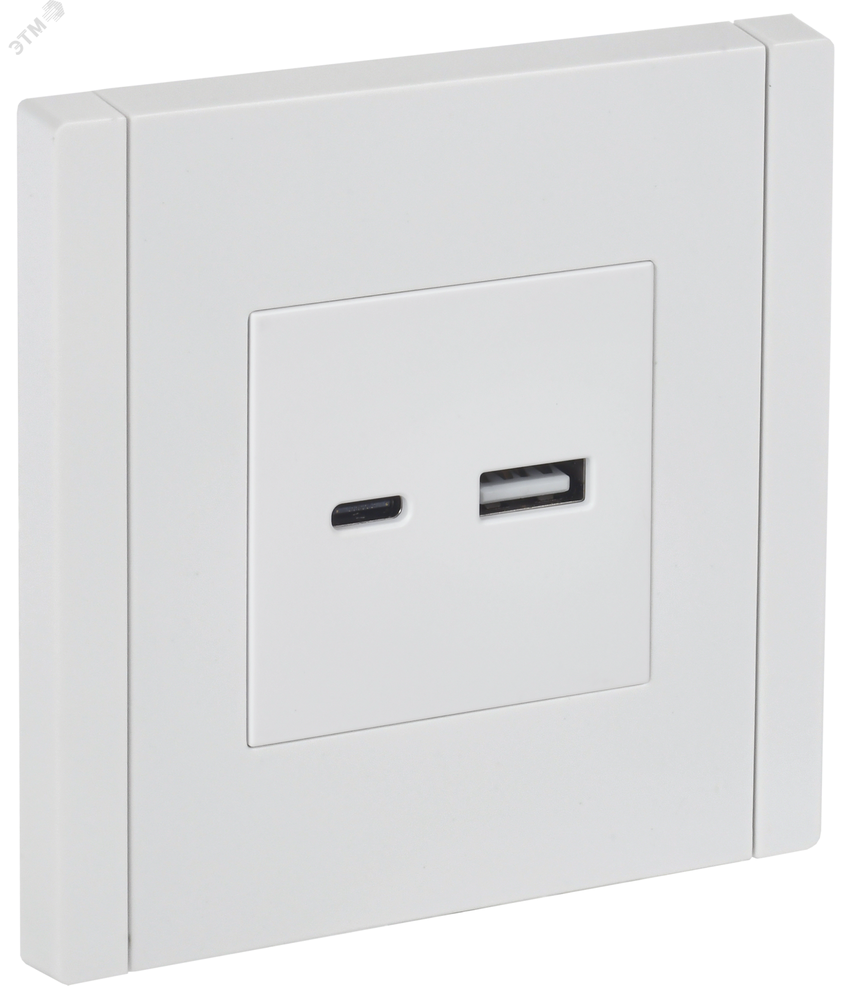 FORTE&PIANO Розетка USB A+C 3,1А FP250 белый IEK FP-U22-D31-K01