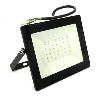 Прожектор LED 50Вт IEK - 6500k, 4500Lm, 207*32*187, t -40C...+50C, IP65, SMD