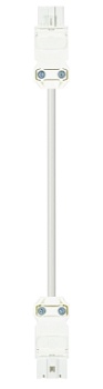 Соединитель GST15i3KSBS 15 20WS - Кабельная сборка, оконеченная розеточным разъемом GST15i3 и вилочным разъемом GST15i3, 3 полюса, длина кабеля: 2 метра, сечение жил кабеля: 3х1,5 мм.кв., номинальное напряжение: 250V, номинальный ток: 16А, цвет: белый