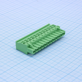 2EGTKA-5.08-12P-14-100 - Разъемный клеммный блок 12 контактов шаг 5.08мм