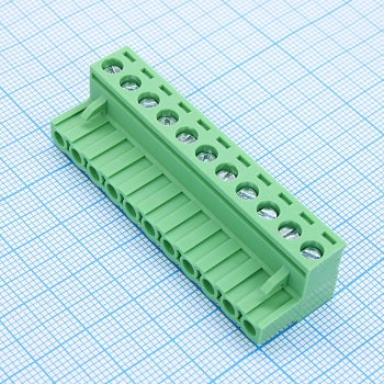 2EGTK-5.08-11P-14-00 - Разъемный клеммный блок, 11 контактов. Серия 2EGTK-5.08