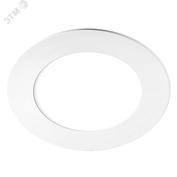 Светильник светодиодный PPL-R WH 6Вт 4000К IP40 d120мм ДВО встраив. ультратонкий кругл. 5008465A