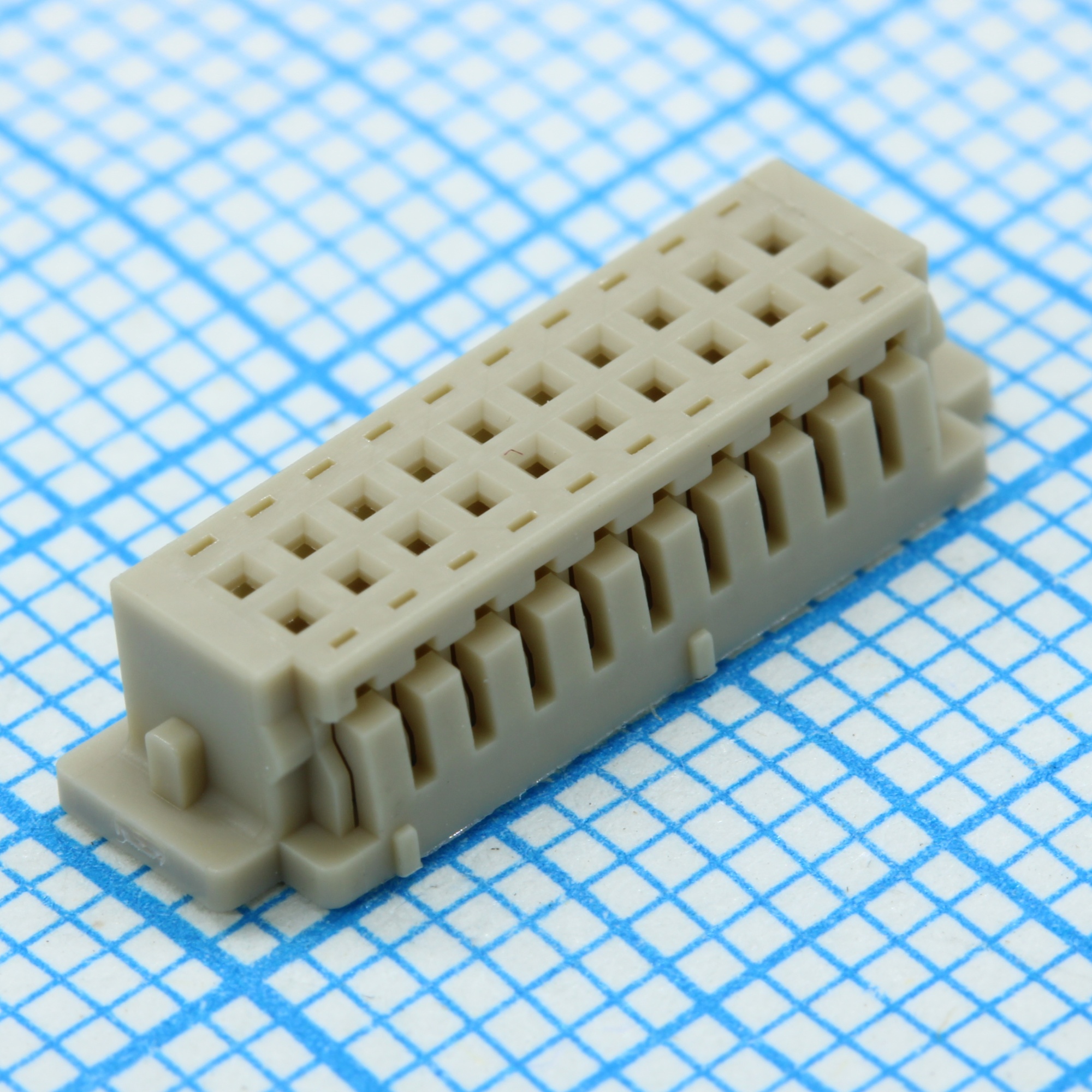 DF13-20DS-1.25C - Сокет обжимной серия DF13 20 контактов два ряда шаг 1.25 мм