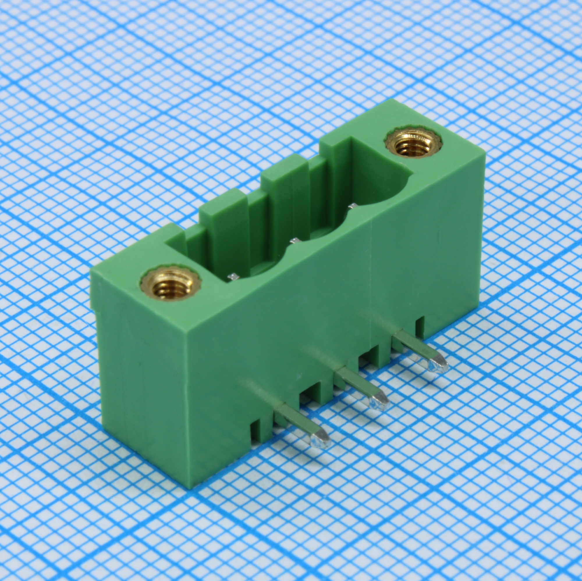 2EDGRM-5.0-03P-14-00A(H) - Разъемный клеммный блок на плату, 3 контакта. Серия 2EDGRM-5.0