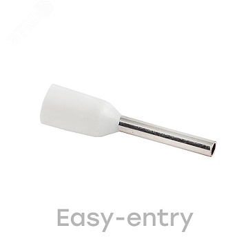 Наконечник штыревой втулочный изол. НШвИ 0.5-8 (уп.50шт) nhvi-0.5-8