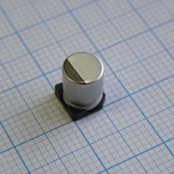 EEEFTV151XAP - Конденсатор электролитический низкоимпедансный для поверхностного монтажа 35В 150мкФ ±20%, 600mA, 2000часов, 6.3*7.7