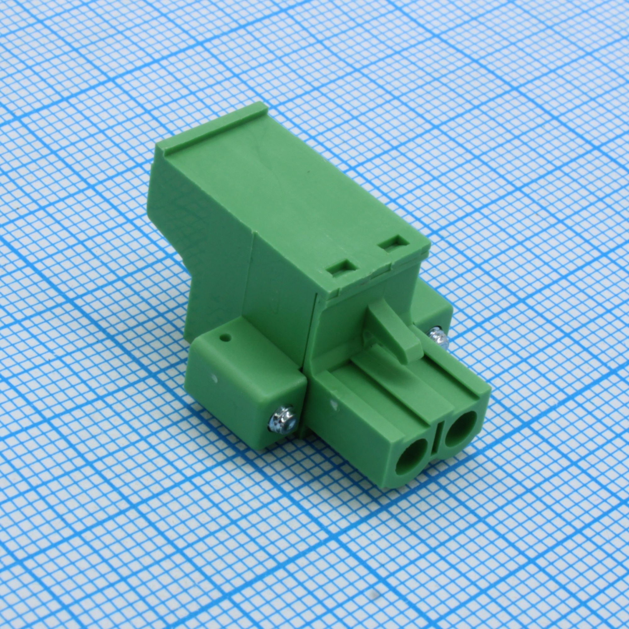 2EDGKCM-5.08-02P-14-00A(H) - Соединительный блок 2 контакта шаг 5.08мм зеленый
