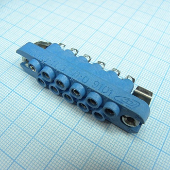 РП10-11 З-П-О розетка - Соединитель  низкочастотный, прямоугольный, внутреннего монтажа