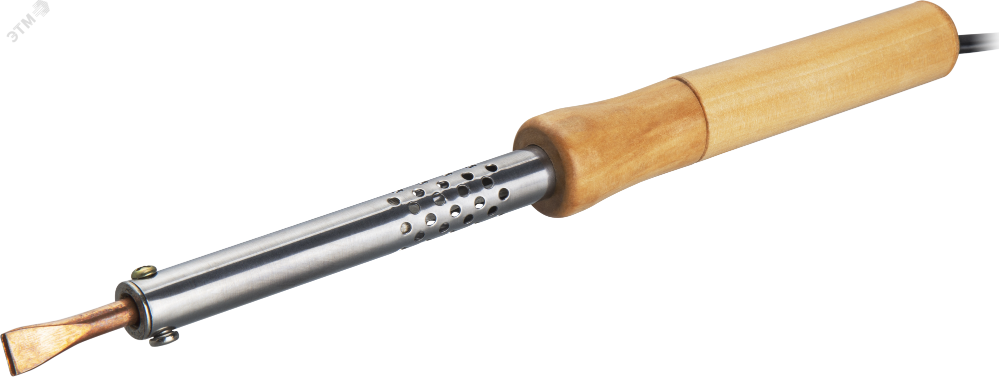 Паяльник ОНЛАЙТ 90 222 OSE-Pes06-60W-CP (дерево, клин прямой) 27671