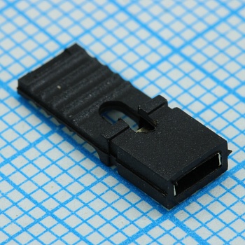 DS1027-2LBF1 - ДЖАМПЕР (перемычка), удлиненный, черный, длина 13.5мм