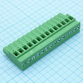 2EDGKB-5.08-14P-14-00A(H) - Разъемный клеммный блок, 14 контактов. Серия 2EDGKB-5.08
