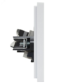 FORTE&PIANO Розетка двойная RJ11+RJ45 кат.5E FP235 белый IEK FP-KT20-O-1-K01