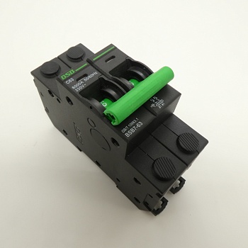 BSB7-63/2/C63 - гидравлический электромагнитный прерыватель цепи 63A, 2P, 250VAC UL