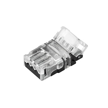 Коннектор HIP-MIX-10-3pin-STW 032239 - Одиночный коннектор (без провода) для подключения питания к открытым лентам MIX шириной 10 мм. Очистка провода питания (0,34-0,75 мм2) от изоляции не требуется. Материал - прозрачный пластик. Максимальный допустимый 