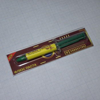 Флюс-паста, шприц 2.0мл. - Основные достоинства Флюс пасты: 

- чистая и быстрая пайка 

- некорродийна и не требует удаления остатков 

- удобная и красивая упаковка