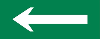 Пиктограмма "Стрелка" 240х95мм (для SAFEWAY-10) pkal-04-01