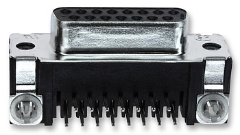 5747845-4 - Разъем D-Sub (розетка) угловой на плату 15 контактов