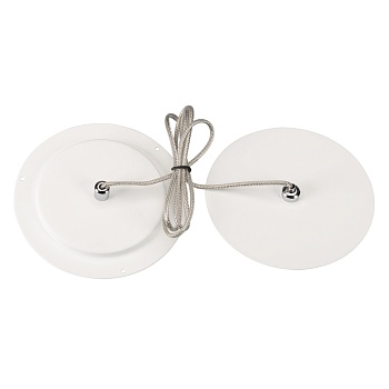 Подвес SPX140A 022469 - Аксессуар регулируемый для подвешивания светильников SP-FOCUS-R140-30W. Длина троса 1000мм. Диаметр 140мм. Цвет белый.