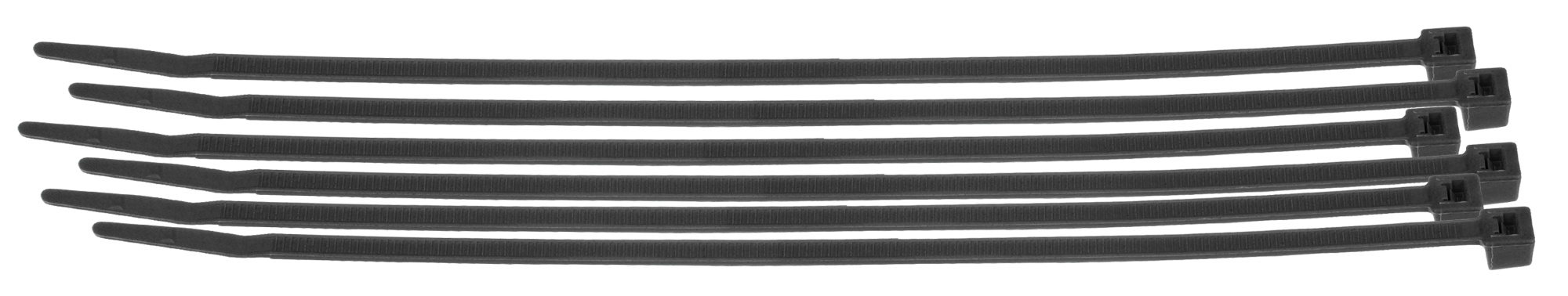 gws196290 - Хомуты нейлоновые, 250х4.8 мм, цвет – черный, 100 шт/упак