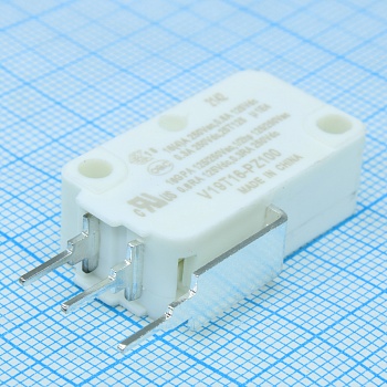 V19T16-PZ100 - Микропереключатель SPDT 250В 16А