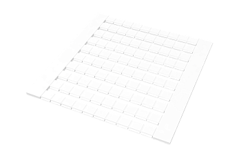 Маркировка  TMB6.2-100/61...70 - Маркировочные шильдики для клемм TU/TP/TC, сечением 4 мм кв., 100 шильдиков, нанесенные символы: 61...70, с горизонтальным, расположением, цвет белый