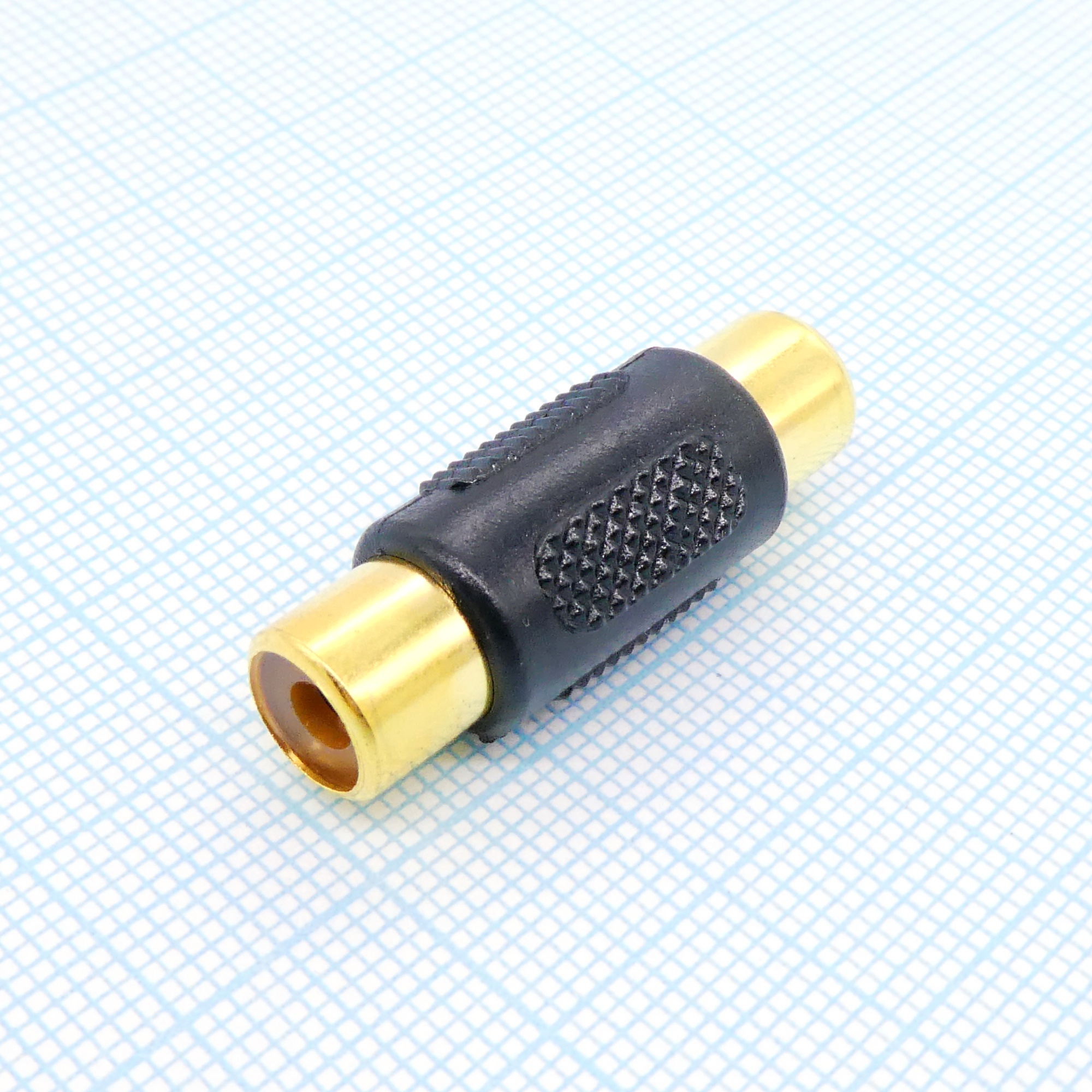 AD гнездо RCA - гнездо RCA gold - гнездо RCA - гнездо RCA