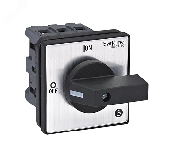 ВЫКЛЮЧАТЕЛЬ-РАЗЪЕДИНИТЕЛЬ 3P 32A С Ч-РНОЙ РУКОЯТКОЙ НА ДВЕРЦУ 4 ВИНТАМИ MSD32320B