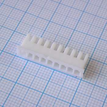 I-DS1069-SCW009 - Серия XH. Корпус разъема - розетка на кабель 9 контактов, шаг 2.5мм / требуются контакты T-DS1069-SC600