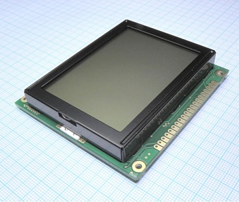 WG12864D-TFH-VZ# - ЖКИ графич, 128 x 64, FSTN Белый Positive/Transfl, подсв. LED белая, VDD = 5V, 6:00 угол обзора, -20...+70C