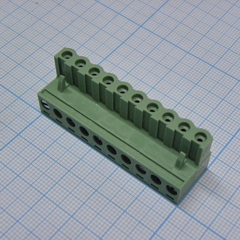 2EDGK-5.08-10P-14-00A(H) - Разъемный клеммный блок, 10 контактов. Серия 2EDGK-5.08