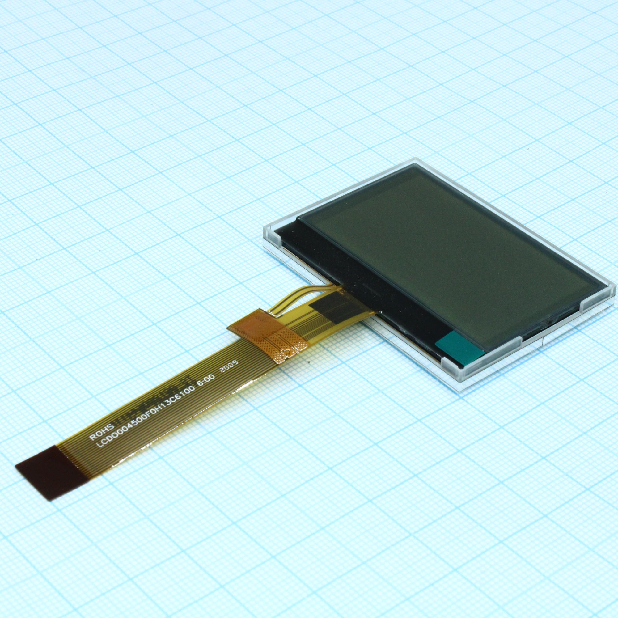 WDO0450-TFH-#00 - ЖКИ графич, Заказной, 128 х 64, FSTN Transfl/Positive, белый., контроллер IST3080, 8080/SPI интерфейс, VDD = 3.3V, VLCD = 8.8V, 6 o'cl, -30...+70С