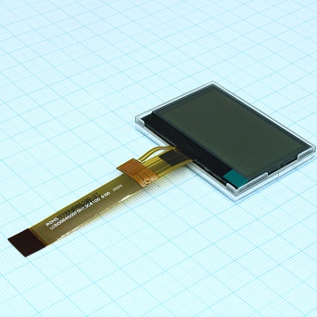 WDO0450-TFH-#00 - ЖКИ графич, Заказной, 128 х 64, FSTN Transfl/Positive, белый., контроллер IST3080, 8080/SPI интерфейс, VDD = 3.3V, VLCD = 8.8V, 6 o'cl, -30...+70С