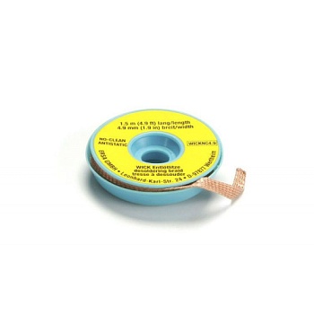 WICK4.9-1.5/10 - Оплетка для удаления припоя 4,9мм 1,5м