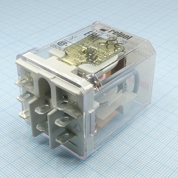 RUC-2053-26-5115-L - Реле Faston 187 AC 115V, 3 группы нормально разомкнутые 3-NO, 16A/250V, выводы 4.8х0.5мм