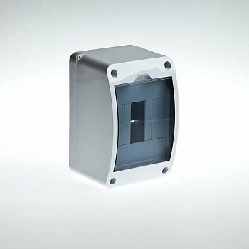 Бокс ОП Тусо 4мод. IP40 бел./прозр. двер. Рувинил 68304