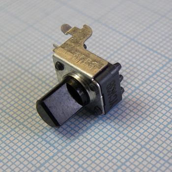 RK09K1110AK4 - Singl-unit, Horisontal, Flat shift 15mm, 10K, 1B