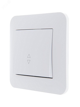 Переключатель проходной 1-кл. 1п СП Karina 10А IP20 механизм бел. 707-0288-105