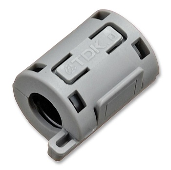 ZCAT1518-0730-BK - Фильтр на кабель 22х15  диаметр кабеля до 7 мм, чёрный, стяжка в комплекте