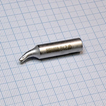 0842JD - Жало паяльное для паяльников ERSA BasicTool, ErgoTool, PowerTool, RT-80, MultiPro, MultiSprint, Multi-TC, PTC-70, ERSA 25+, ERSA 35+, изогнутый клин 2,2 мм, термосбалансированное