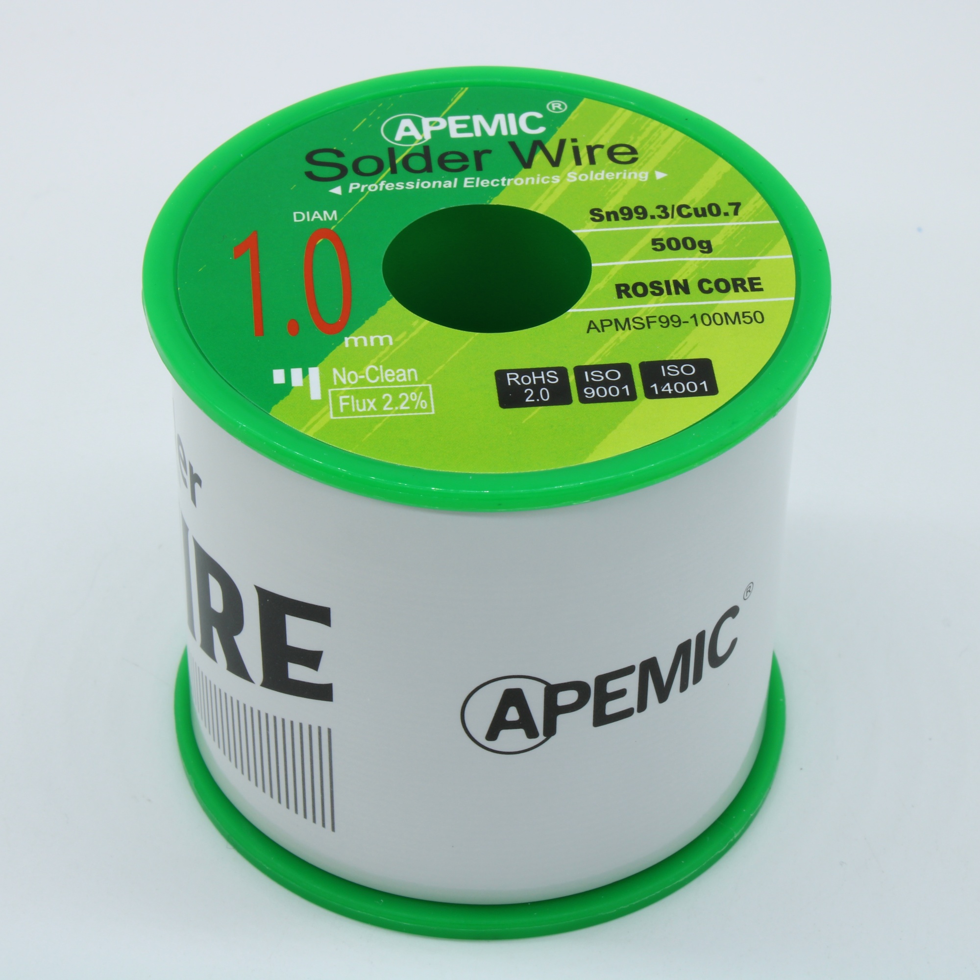 Припой Sn99,3Cu0,7 ROL0 1.0мм 500гр - Припой трубчатый бессвинцовый 1.0мм 500гр., с флюсом 2.2%