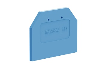 Торцевая крышка 225114 - Торцевая крышка для клемм TA2.5, цвет: синий