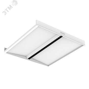 Светодиодный светильник "ВАРТОН" SOFT/OT Comfort офисный встраиваемый 595*595*50мм 30 ВТ 4000К IP20 отраженного света, угол 65 градусов, UGR <15 V1-A0-O0558-10000-2003040