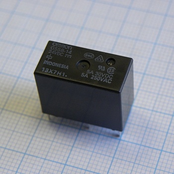 G5SB-14-24DC - Реле, Конфиг: 1C; Uкатушки: 24 В; DC; Мощность катушки (max): 400 мВт; контакты: 5 А; UDC: 30 В